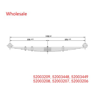 52003209, 52003448, 52003449, 52003208, 52003207, 52003206, 97-565 Light Duty Vehicle Rear Wheel Spring Arm Wholesale For Jeep