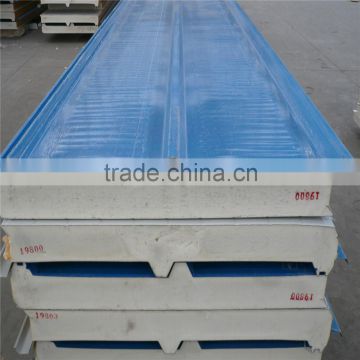 European Standard Tianjin 30mm thick roof Pu Polyurethane Sandwich Panel