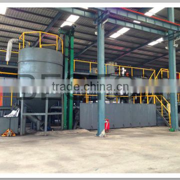 Hot selling rubber sole pyrolysis plant tire plastic recycling machine with CE
