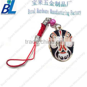 Custom Chinese facial makeup metal phone decorations