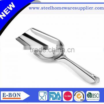 High quality stainless steel ice scoop barware