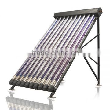 Pressurized solar collector with 70mm metal glass vacuum heat pipe tube