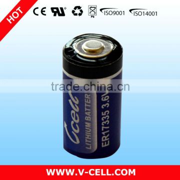 3.6V 1900mAh ER17335 2/3A Size Primary Lithium Battery