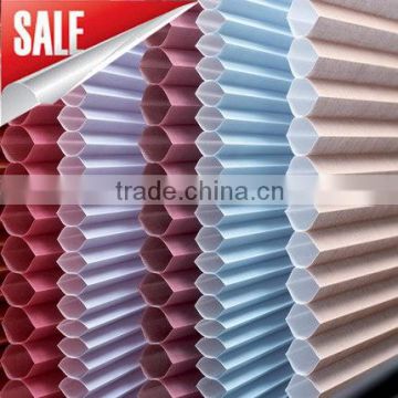 Double cell or single cell cellular blackout honeycomb blinds