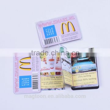 Magnetic catalogue book mini food menu