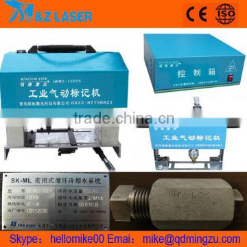 China Hot sale Pneumatic Portable dot peen marking machine