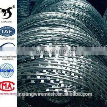 Galvanized or PVC coated Razor Barbed Wire