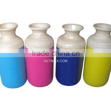 Bamboo Lacquered Vases& Pots Items