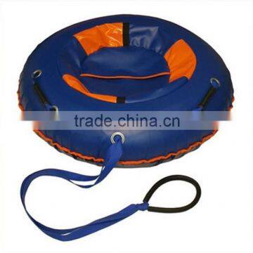 towable snow tube with cloth cover