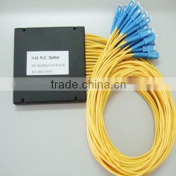 SC Fiber Optic 1 32 PLC Optical ABS Box Splitter for FTTH