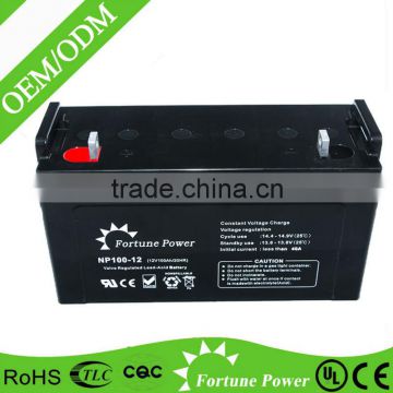 China Exporter waterproof rechargeable battery power bank ups battery 12v 100ah