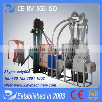 Tianyu professional corn mill line for hot sale
