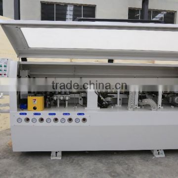 automatic edge banding machine with gluing end trimming fine trimming scrapping and polishing