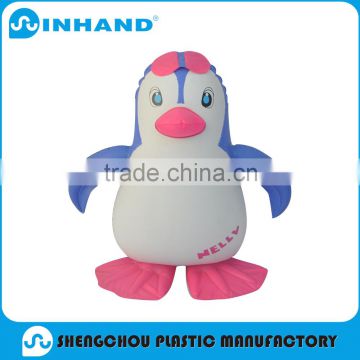 hot sale Cute and mini inflatable penguin promotion toy for kids fun