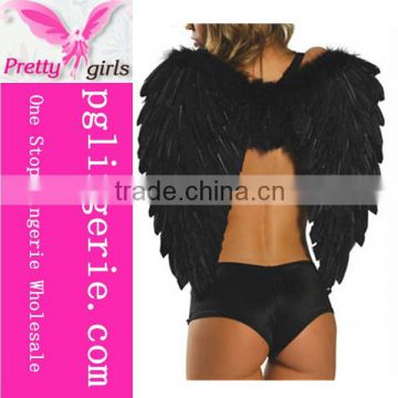 Factory price sexy fairy wings cheap,angel wings jacket,black angel wings