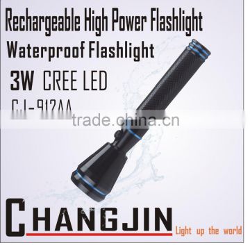 Handheld Rechargeable Led Portable Torchlight 1 Aa Led Flashlight