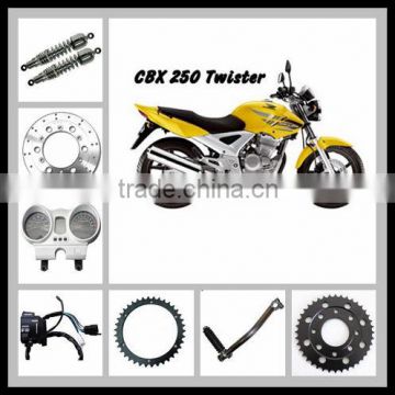motorcycle spare parts CBX250 twister