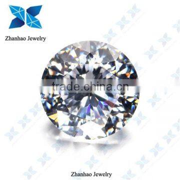 Star Cut 9 Hearts & 1 Flower White AAAAA Cubic Zircon stone