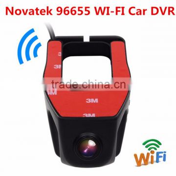 Full HD Novatek 96655 170 Wide Angle Hidden WIFI Black Box Car DVR Auto Dash Camera Video Registrator Car Recorder Night Version