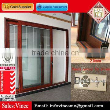 Exterior or Interior sliding door with built-in blinds