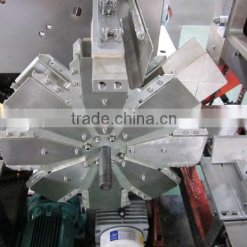 Overwrapping machine for packaging cosmetic,automatic wrapper used