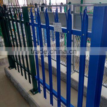 China DM factory steel palisade fencing supply