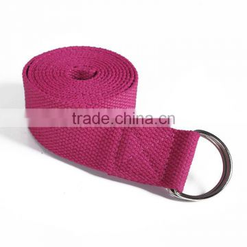 Durable anti-slip Cotton Yoga Strap/Yoga Belt