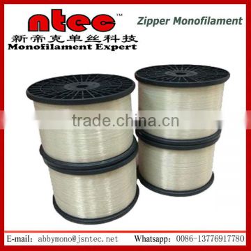 Transparent color high quality zipper monofilament yarn