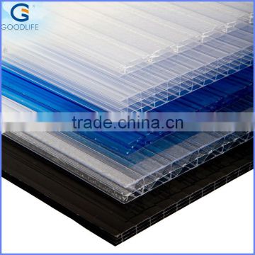 8mm thick Durable polycarbonate used agricultural greenhouses with PC Granule