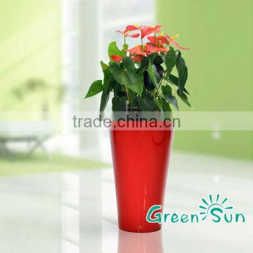 High quality Small Size Imitation porcelain Plastic Flower Pot for green plants