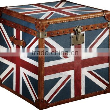 T807#High quality best selling productions europe style handmade rtro vintage trunk furniture