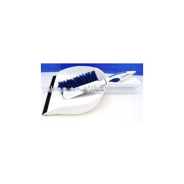PP White Color Cheap Price Plastic Dustpan With Brush