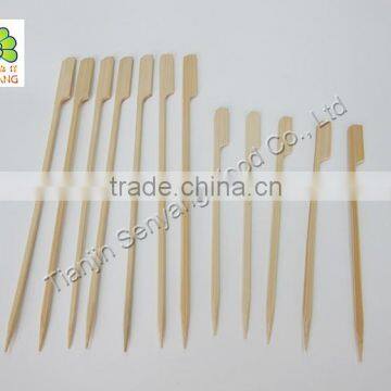 disposable rotating wooden handle bamboo barbecue bbq skewer