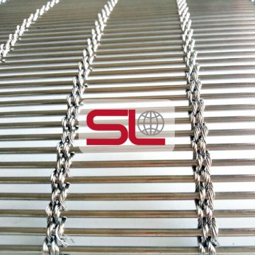 Metal Cladding SHUOLONG XY-M4235 SS316 SS316L Stainless Wire Mesh Facade Cladding
