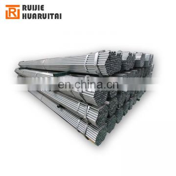 Galvanized round steel pipe zinc coating 80g, 40g/m2