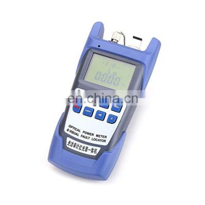 Portable All-In-One Fiber Optic Power Meter With 10km Laser Source Visual Fault Locator 10m