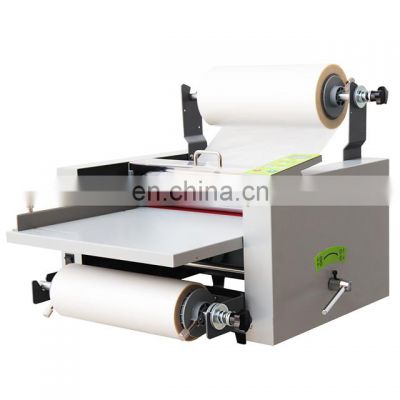 L380 hot roll laminator for printing shop 375mm width lamination size thermal automatic laminator machine