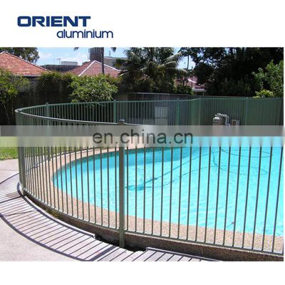 Hot selling satin black aluminium swimming pool fence with high quality