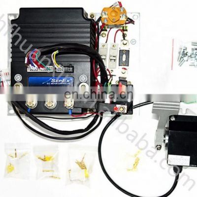 dc motor speed controller 1244 600a 48v 80v curtis controller with accelerator pedal