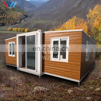 House Life 15-20 Years Small House Folding 40Ft 2 Bedrooms  Luxury  Prefabricated Expandable Container House Working