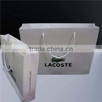 2014 custom made high quality eco-friendly printed paper shopping bags