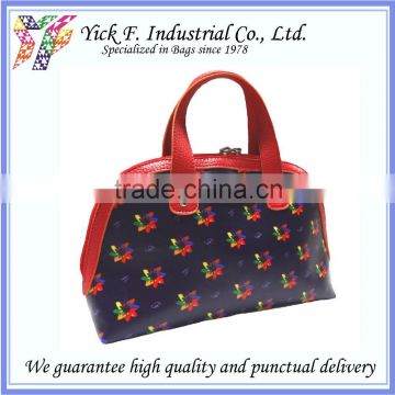 Elegant Sharp Print Hand-Carry Coated Canvas Ladies Women Mini Tote bag