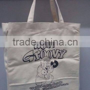 2016 custom canvas tote bag with gusset