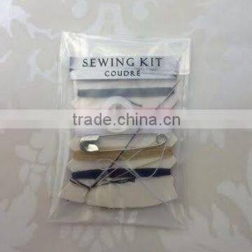 China manufacturer disposable hotel sewing kit /accordion sewing box