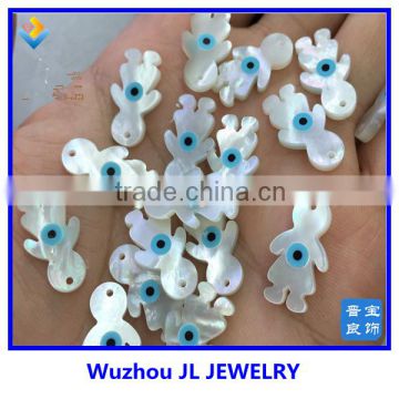 Wholesale fashion jewelry mop eye beads of girl shape
