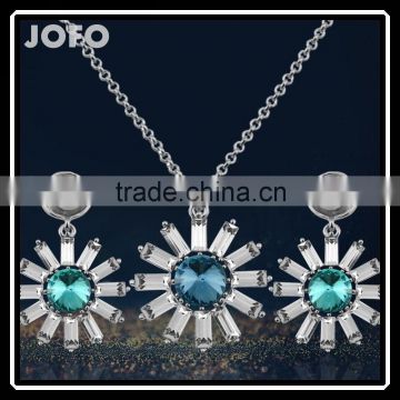 Cheap Wholesale Alibaba Manufacturers,Gold Jewellery Hot Sale In US Sunflower Jewelry Sets
