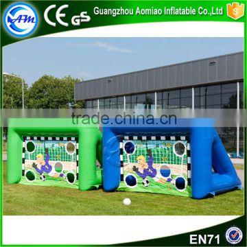 Commercial inflatable soccer training dummy,goal post inflatable soccer goal for kids