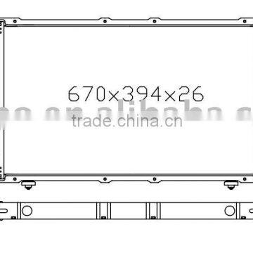 auto radiator(suitable for: Legacy/Impreza 89-91 DPI: 1819 MT)