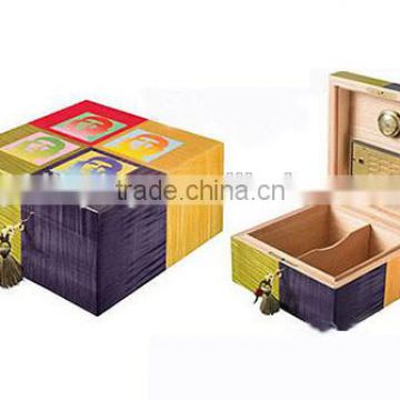 custom made wooden paper cigarette box printing with timer                        
                                                Quality Choice