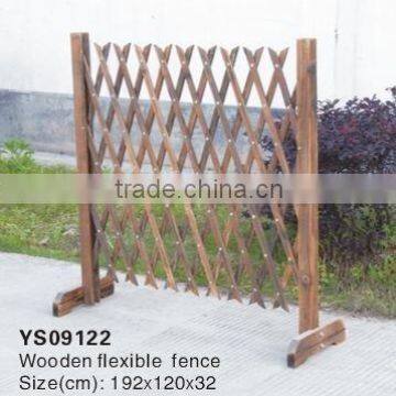 wooden flexible fence